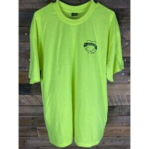Local 1410 Laborers Union 75th Anniversary Men Sz XL Yellow Short Sleeve T-shirt